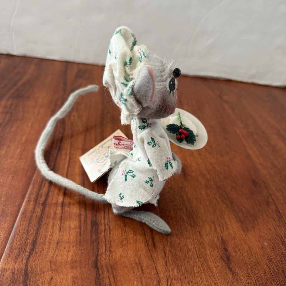 Vintage Annalee 6" Christmas Mouse 1991 with Original hang tag - Picture 4 of 16